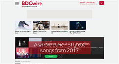Desktop Screenshot of bdcwire.com
