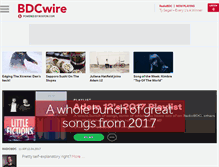 Tablet Screenshot of bdcwire.com